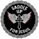 Official Motorcycle Patch Saddle Up For Jesus